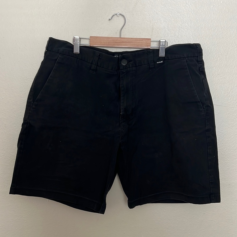 Mens black cargo shorts